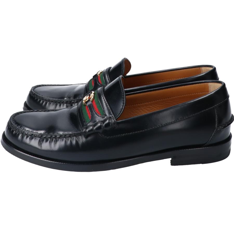 GUCCI グッチ 644724 GGシェリーライン レザー ローファー GUCCI グッチ 644724 GGシェリーライン レザー ローファー