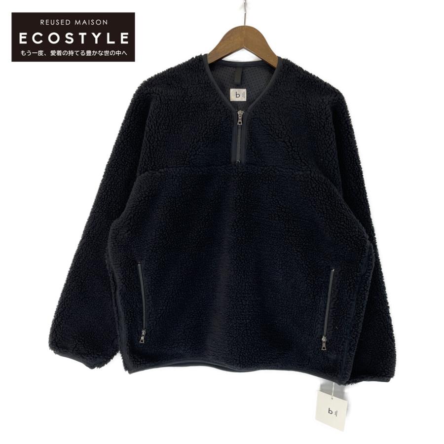 blurhms ブラームス BROOTS23F31 23AW ブラック ハーフジップボア  