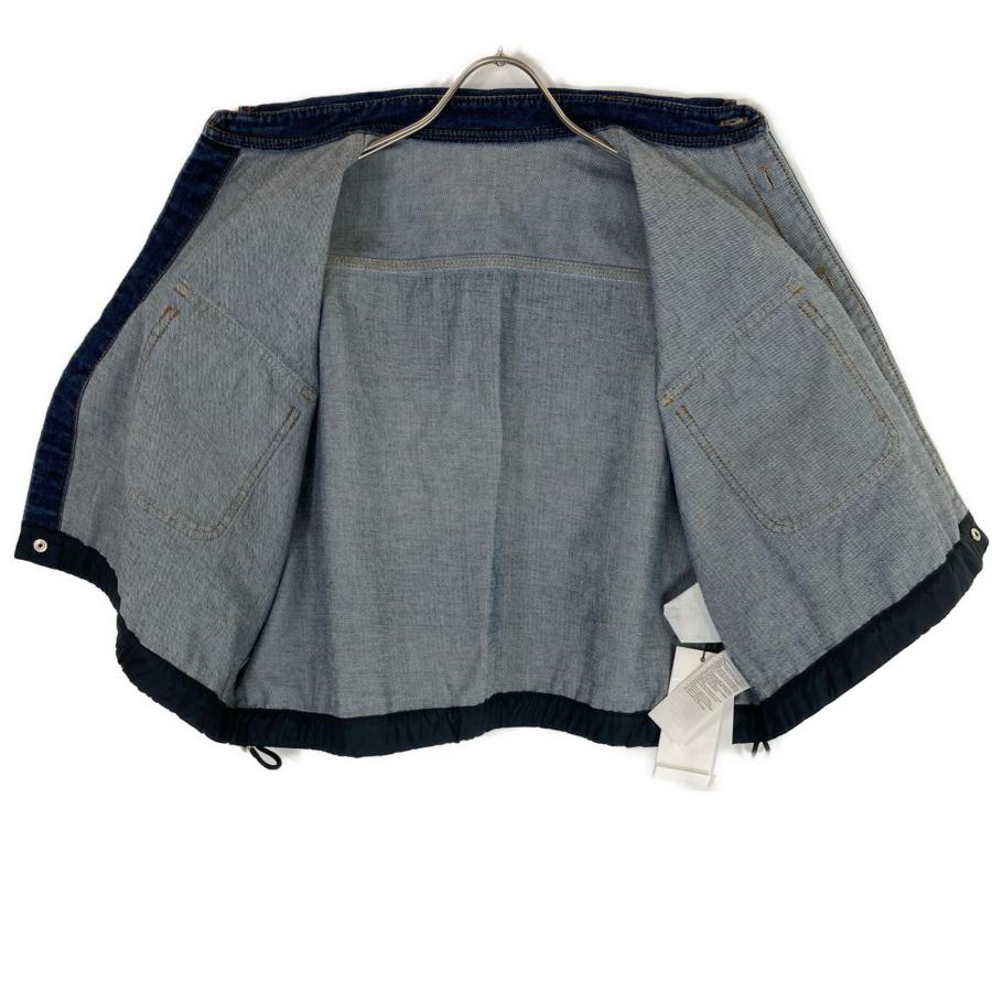 sacai サカイ 24-07136 インディゴ ワイドシルエット sacai サカイ 24-07136 インディゴ ワイドシルエット