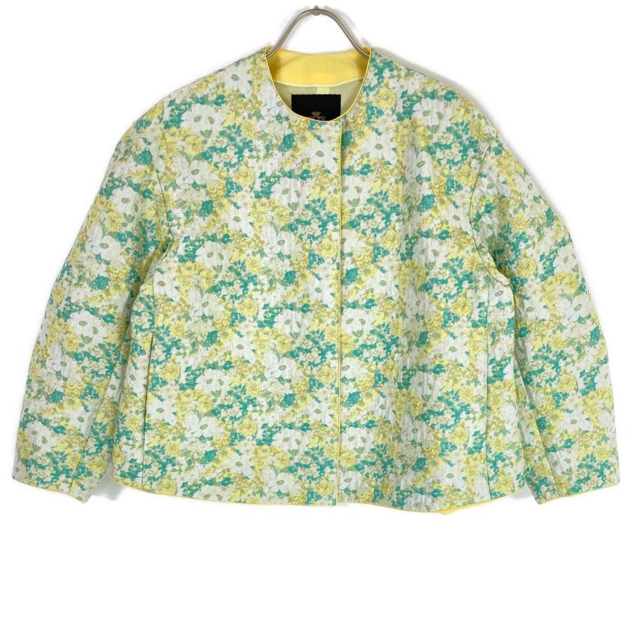 Drawer ドゥロワー マルチカラー SPRING フラワージャカードノーカラー 