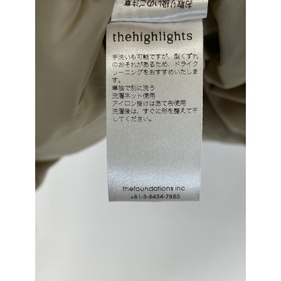 thehighlights ザハイライツ ベージュ over プルオーバーパーカー 1