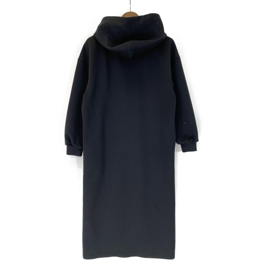 BLENHEIM ブレンヘイム ダンボールニットパーカーワンピース ブラック 