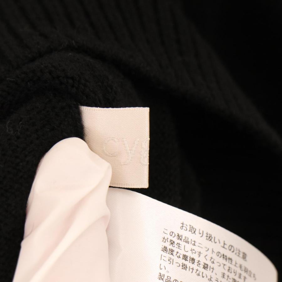 cygne シーニュ ブラック ポワン ニットプルオーバー 表記無し  