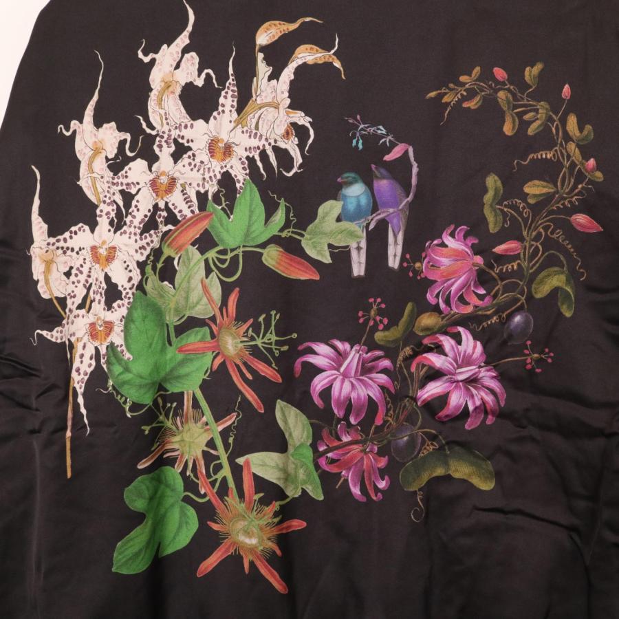 ドリスヴァンノッテン ﾌﾞﾗｯｸ HALIN ﾊﾞｯｸﾌﾟﾘﾝﾄﾎﾞﾝﾊﾞｰｼﾞｬｹｯﾄ L DRIES VAN NOTEN ドリスヴァンノッテン ブラック HALIN バックプリント