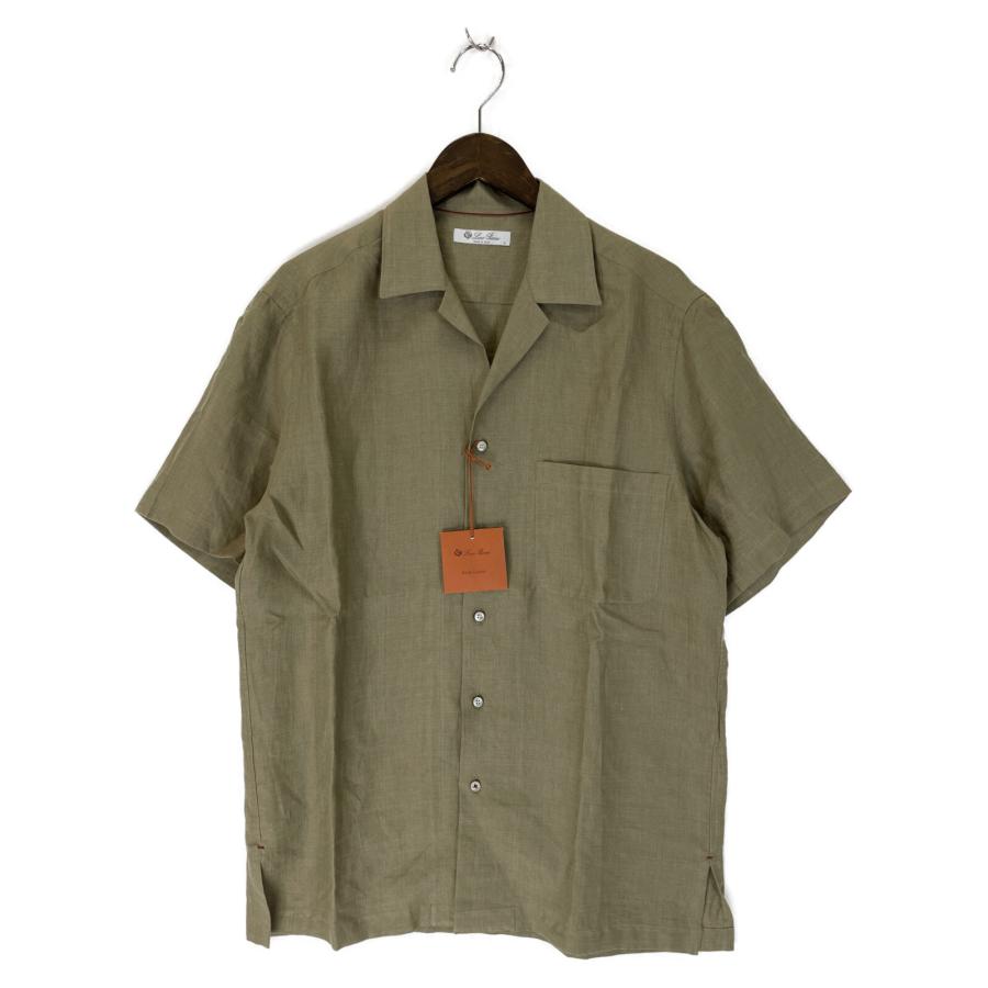 Loro Piana ロロピアーナ FAM9544 カーキベージュ リネン100 