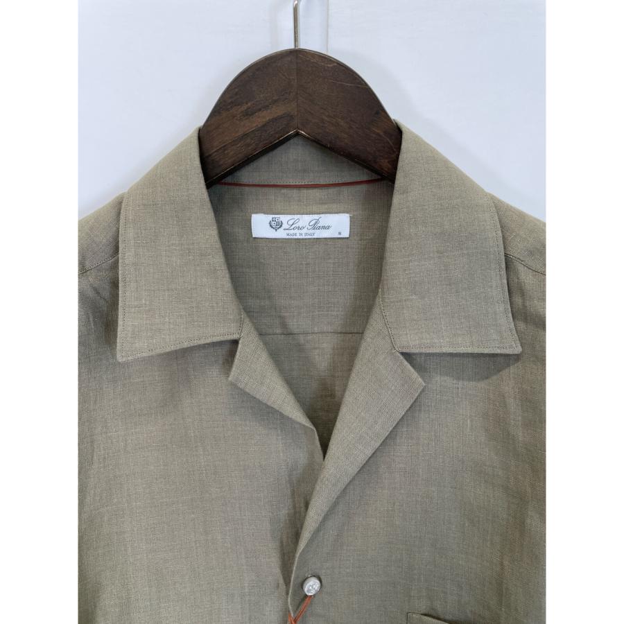 Loro Piana ロロピアーナ FAM9544 カーキベージュ リネン100 