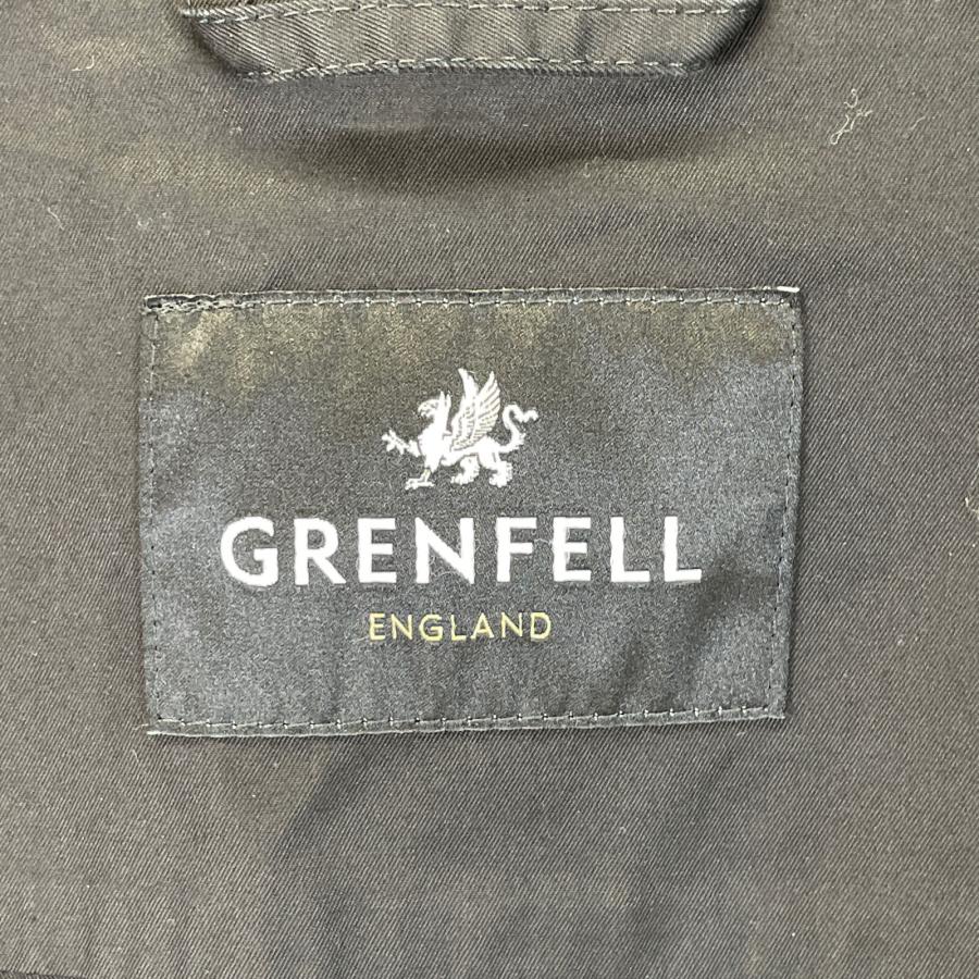 GRENFELL グレンフェル ブラック コットン サファリjacket ジャケット 36 ブラック メンズ｜wine-king｜05