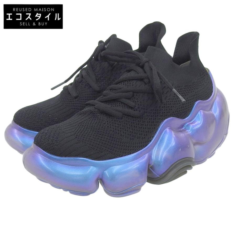 grounds ブラック 厚底 スニーカー35 22cm