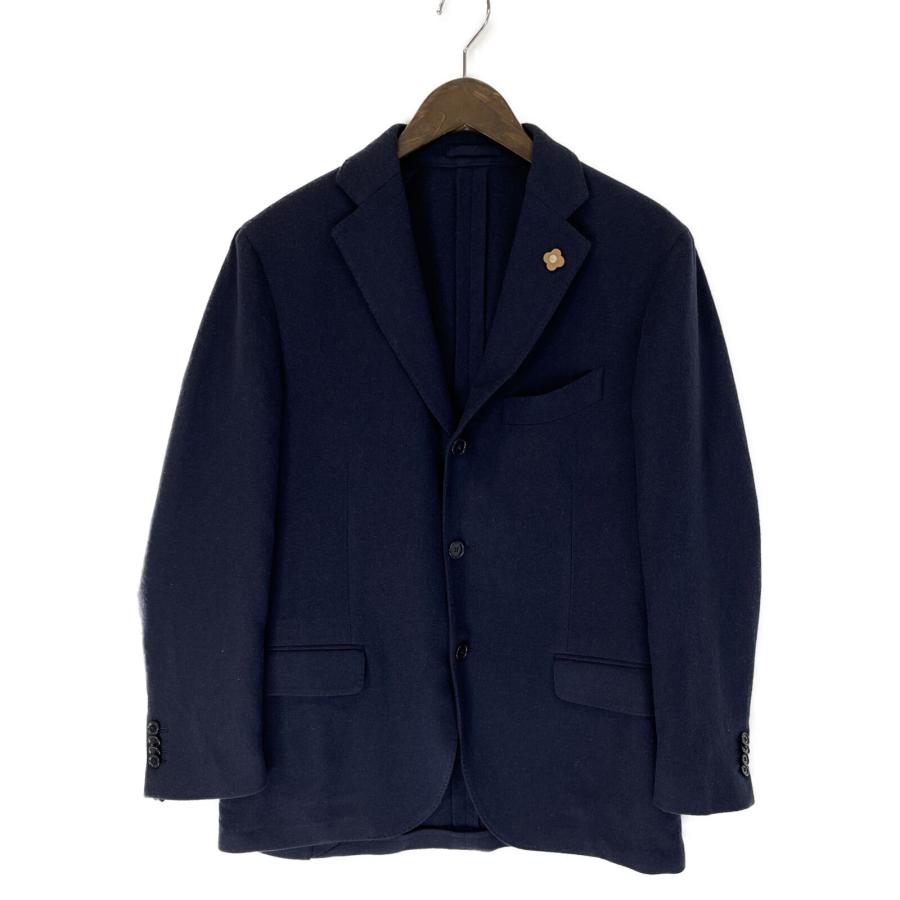 【未使用品】LARDINI ネイビースーツ　ウール　セットアップ　サイズ50 LARDINI（ラルディーニ） ネイビー ウール 3Bジャケット/パンツ