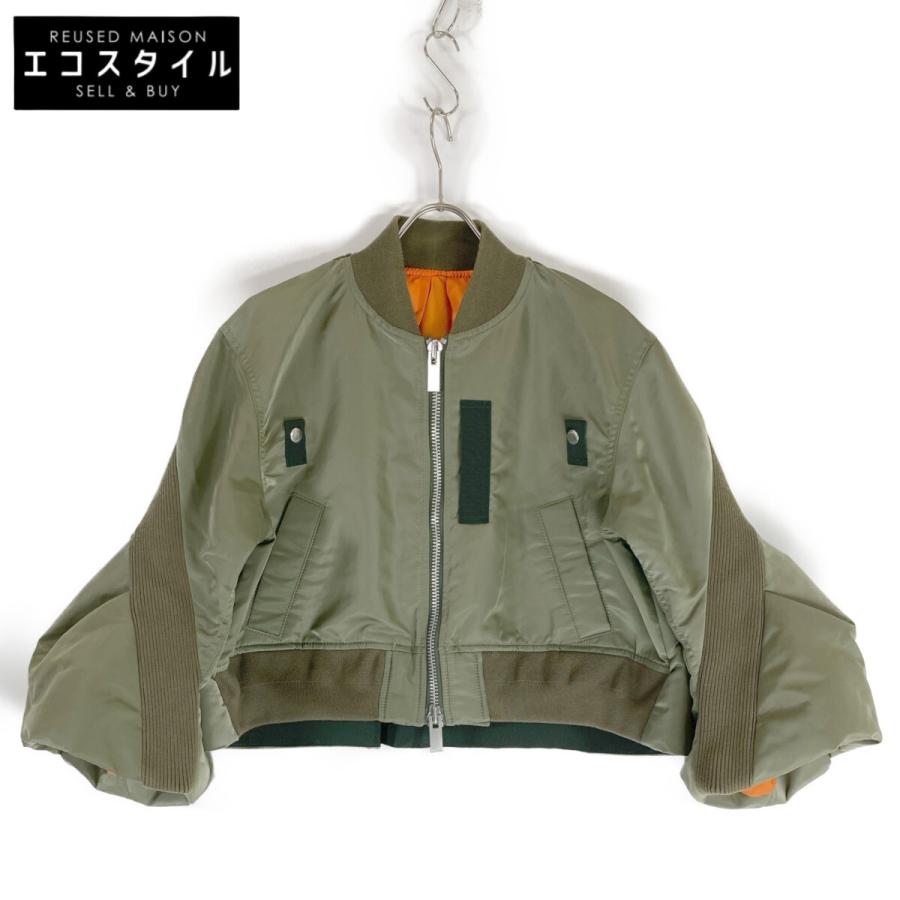 sacai サカイ 23SS 23-06670 カーキ Nylon Twill Blouson 2 sacai サカイ 23SS 23-06670 カーキ Nylon Twill Blouson 2