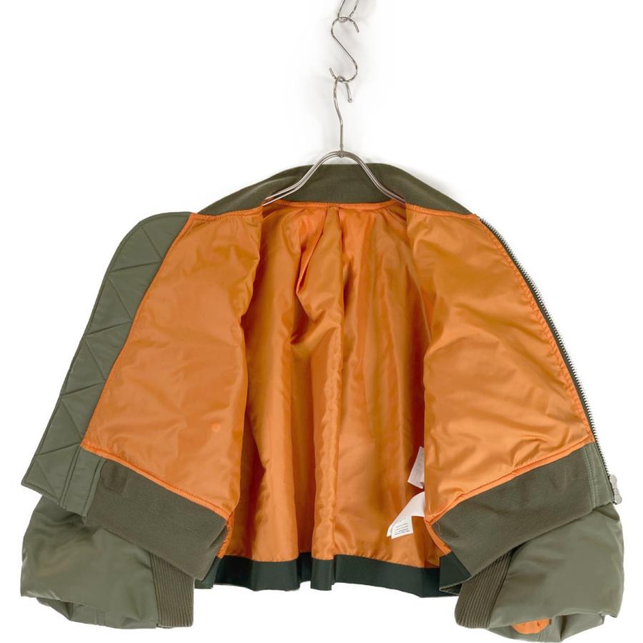 sacai サカイ 23SS 23-06670 カーキ Nylon Twill Blouson 2 sacai サカイ 23SS 23-06670 カーキ Nylon Twill Blouson 2