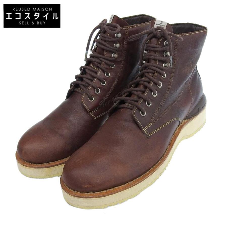 特価visvimビスビム未使用モックブーツ　ダークブラウン8 VISVIM ビズビム VIRGIL BOOTS KNGR-FOLK レースアップブーツ メンズ