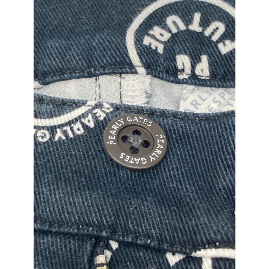 PEARLY GATES（パーリーゲイツ） 21年製 ネイビー ニコちゃん柄パンツ
