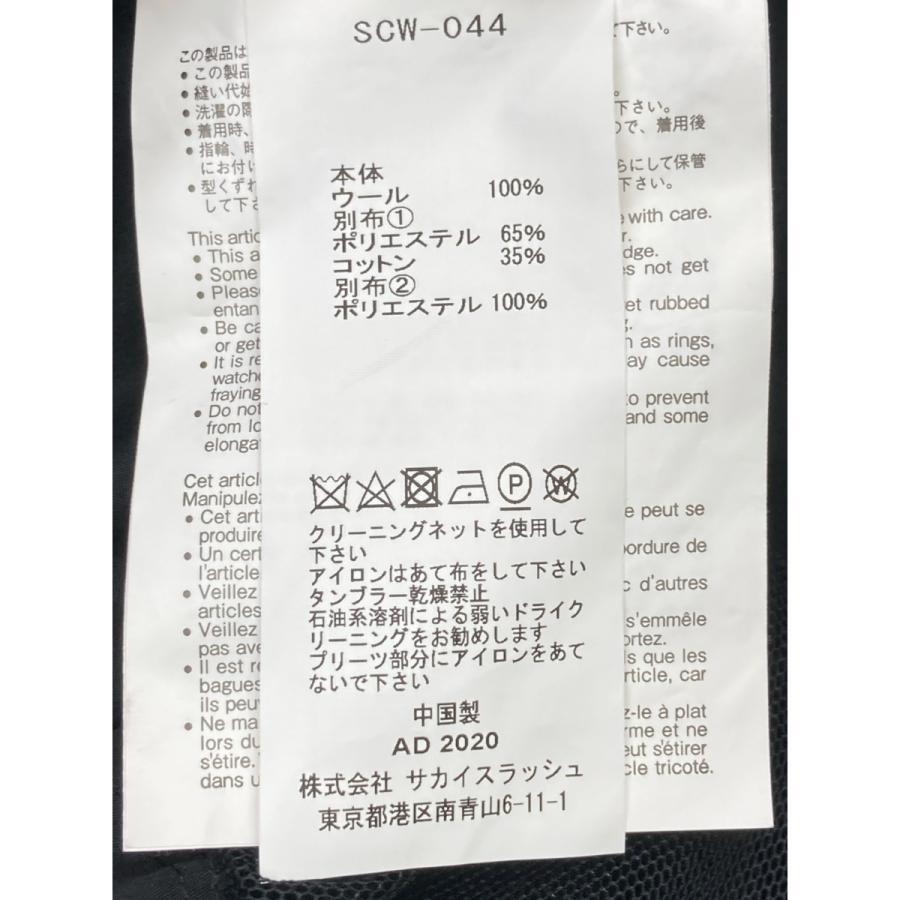 sacai サカイ SCW-044 タートルニット切替 ドッキングワンピース  