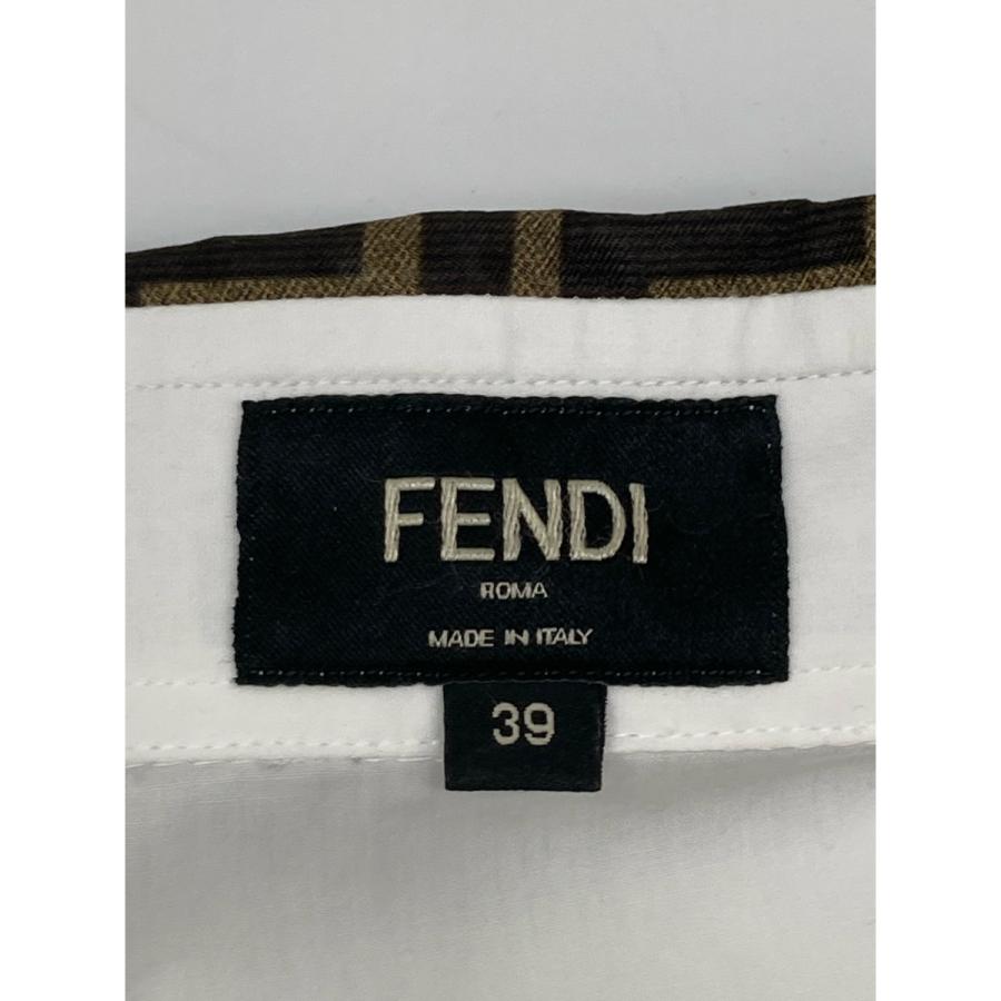 FENDI（フェンディ） 21年製 FS0751 A4S6 ホワイト コットン ズッカ