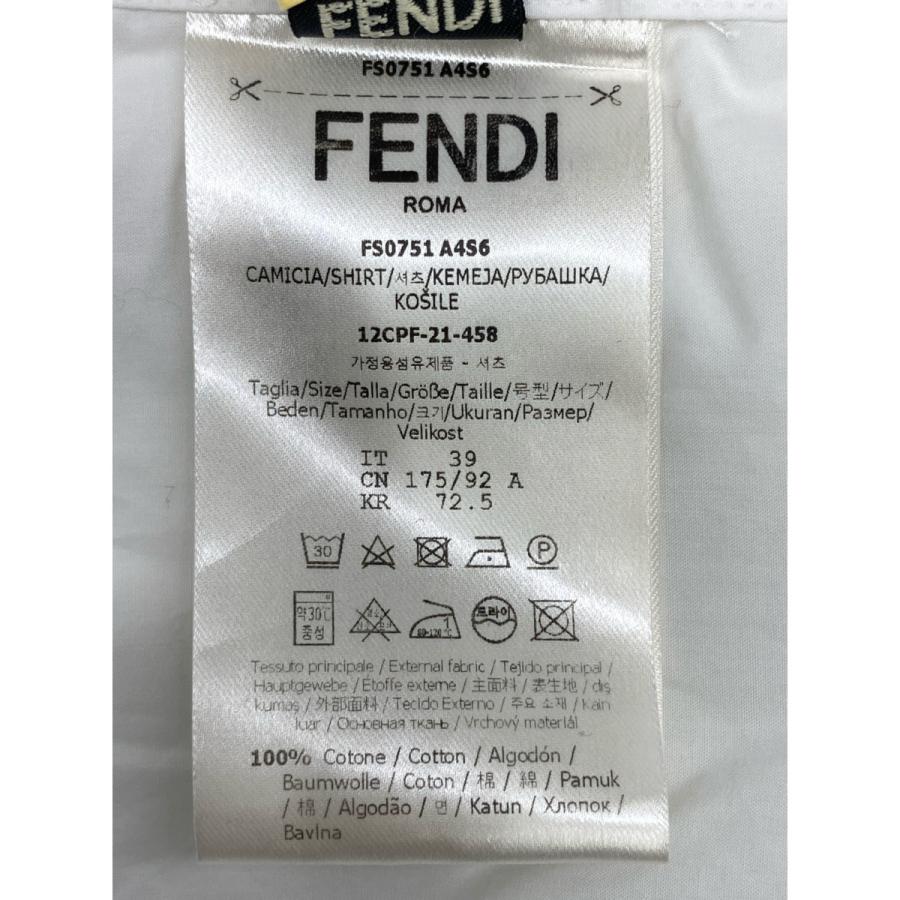 FENDI（フェンディ） 21年製 FS0751 A4S6 ホワイト コットン ズッカ