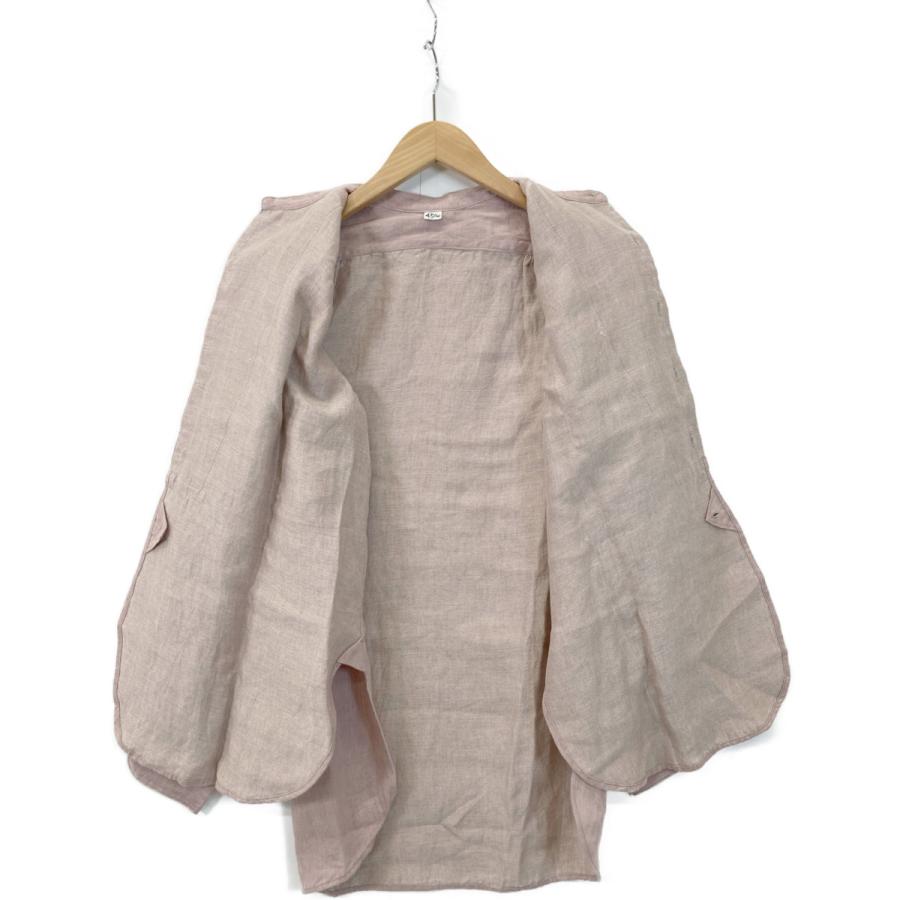 フォーティーファイブアール 45R リネン グーグーシャツ 長袖 白 S