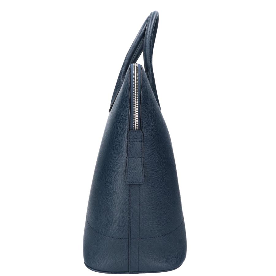 A4可 美品 VALEXTRA レザー マイロゴ 2WAY ショルダーバッグ 紺