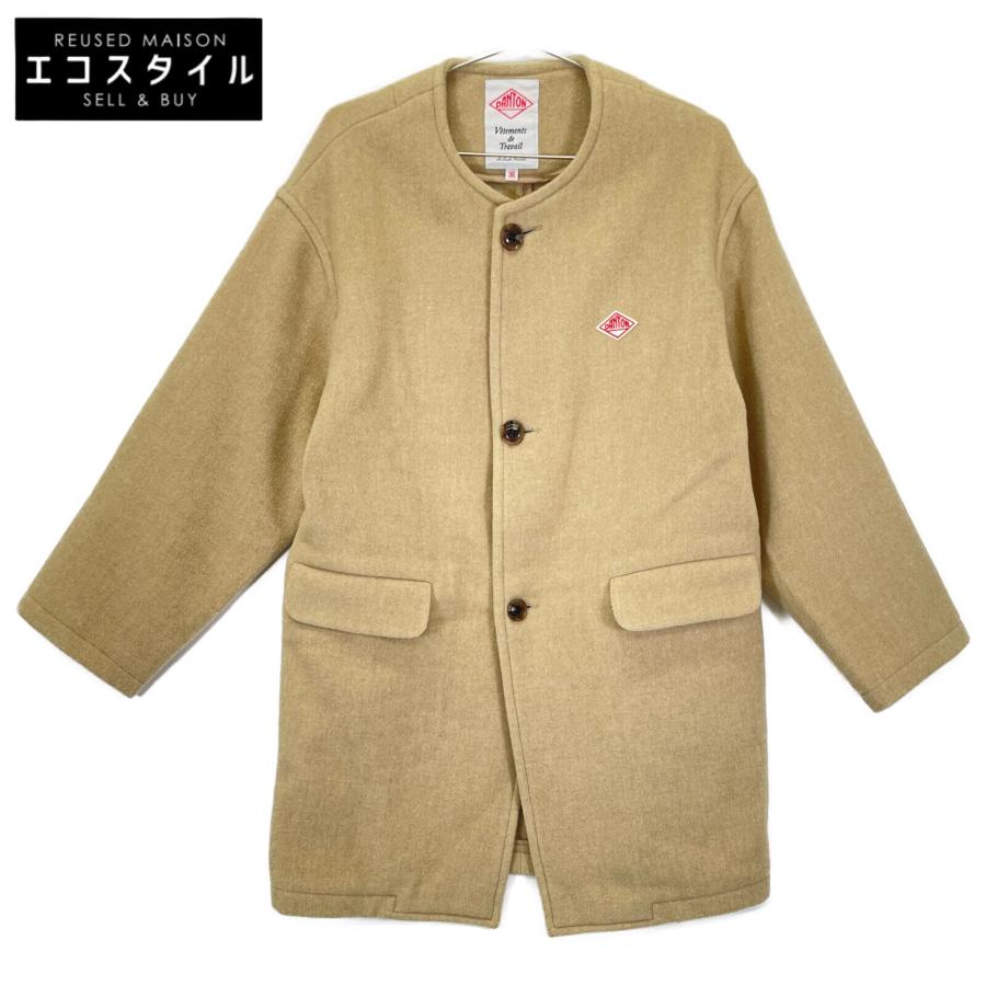 DANTON ダントン DT-A0012 ベージュ ウール×ポリエステル ノー