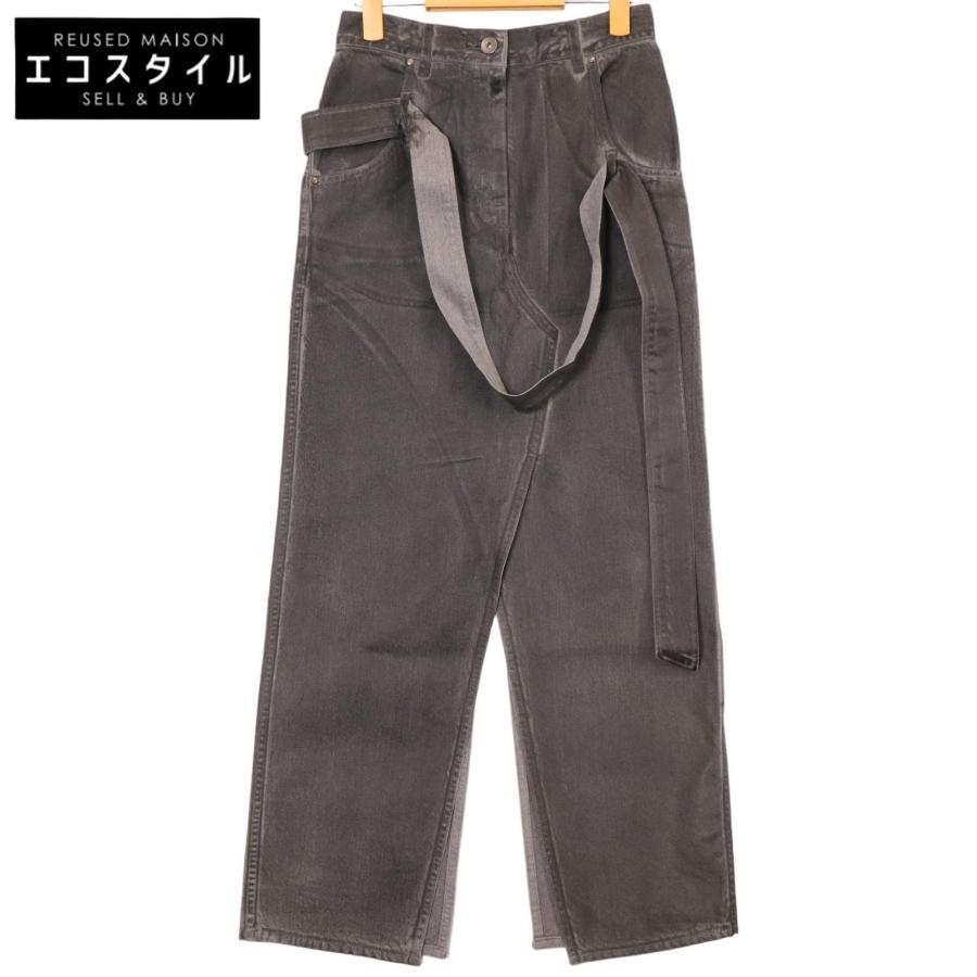 IRENE アイレネ 24年製 26S87003 グレー Droopits Belt Denim Skirt 34 