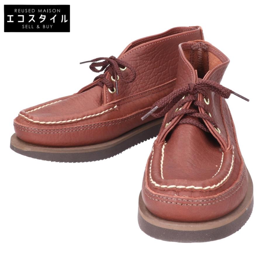 RUSSELL MOCCASIN 美品 ラッセルモカシン 25807 18A レザー ス RUSSELL MOCCASIN 美品 ラッセルモカシン 25807 18A レザー ス