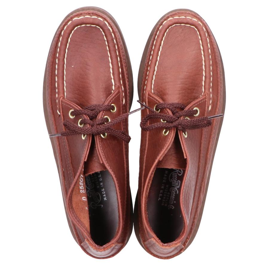 RUSSELL MOCCASIN 美品 ラッセルモカシン 25807 18A レザー ス RUSSELL MOCCASIN 美品 ラッセルモカシン 25807 18A レザー ス