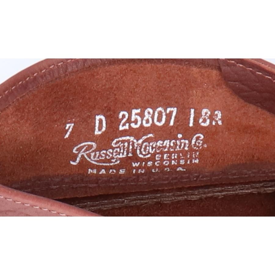 RUSSELL MOCCASIN（ラッセルモカシン） 美品 25807 18A レザー ス