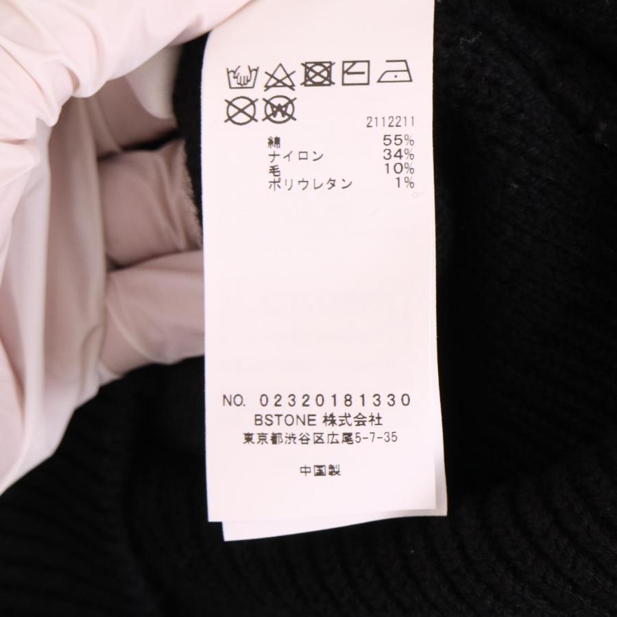 AMERI アメリ 02320181330 ブラック TWINKLE BIJOU SHORT KNIT TOP M