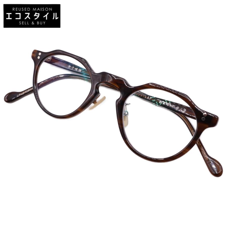 美品/ KANEKO OPTICAL 金子眼鏡 KA-64 BRS ACETATE クラウン 美品/ KANEKO OPTICAL 金子眼鏡 KA-64 BRS ACETATE クラウン