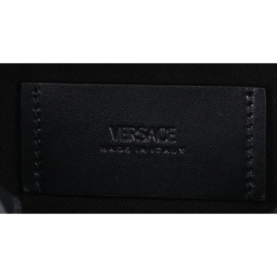 新品同様/ Versace ヴェルサーチ 1011039-1A08027 カーフレザー カーゴ