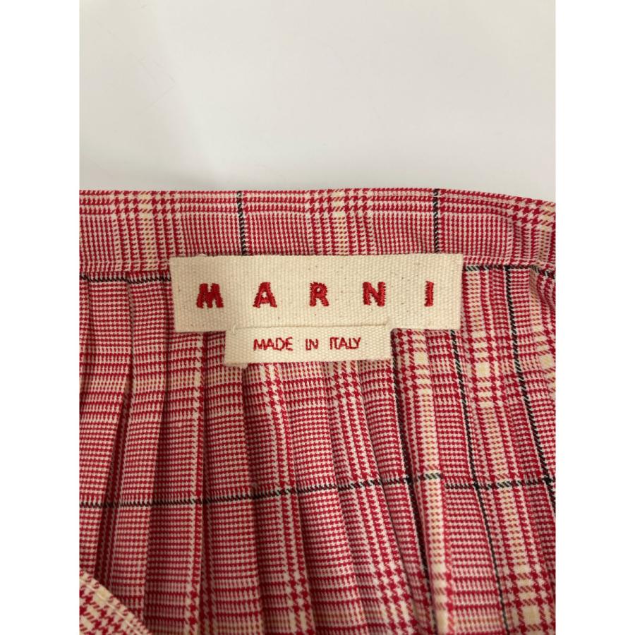 MARNI マルニ GOMA0172F0 ピンク ポリエステル×ウール チェック  
