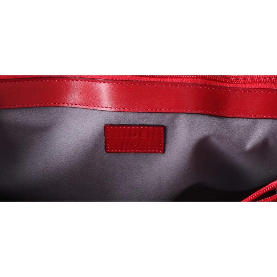 印傳屋（INDEN-YA） 新品同様 INDEN EST.1582 NY トートC 鹿革・漆