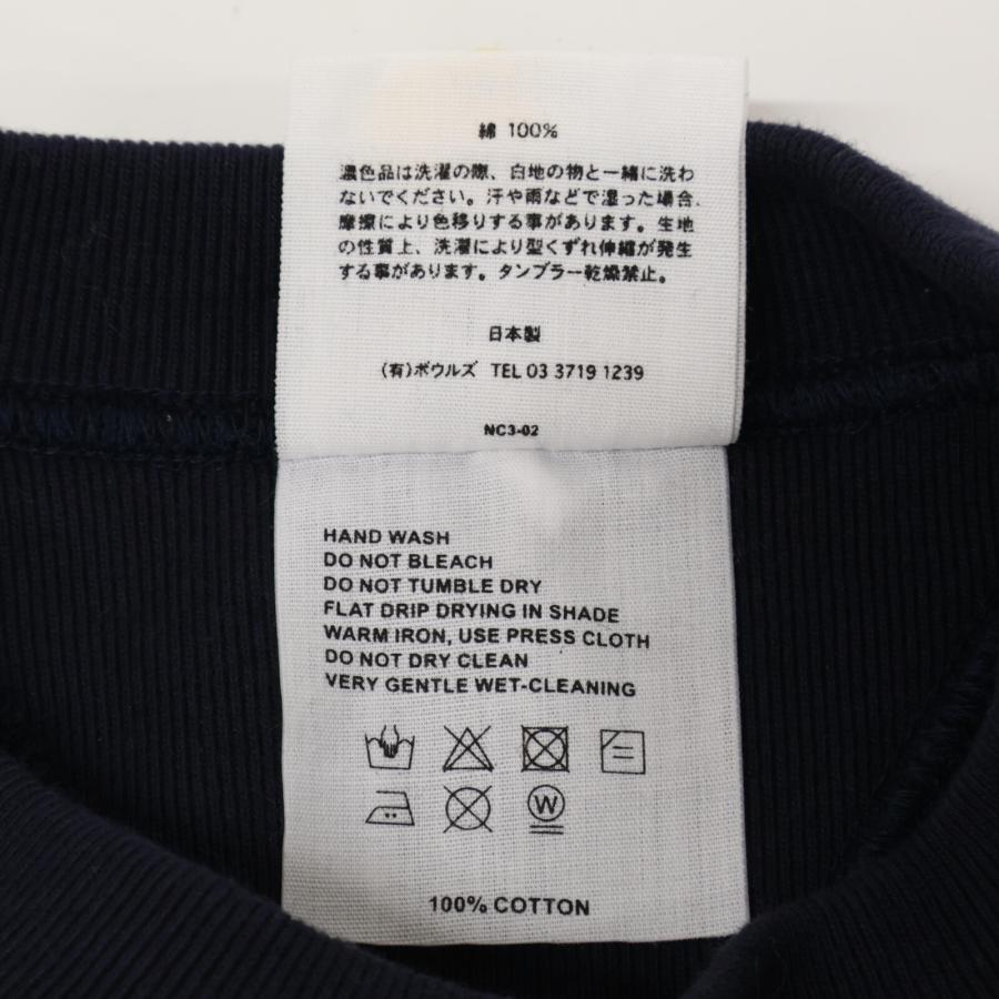 ハイク ﾈｲﾋﾞｰ CREW NECK CROPPED SWEATER 2 HYKE ハイク ネイビー CREW NECK CROPPED SWEATER 2 トップス コットン