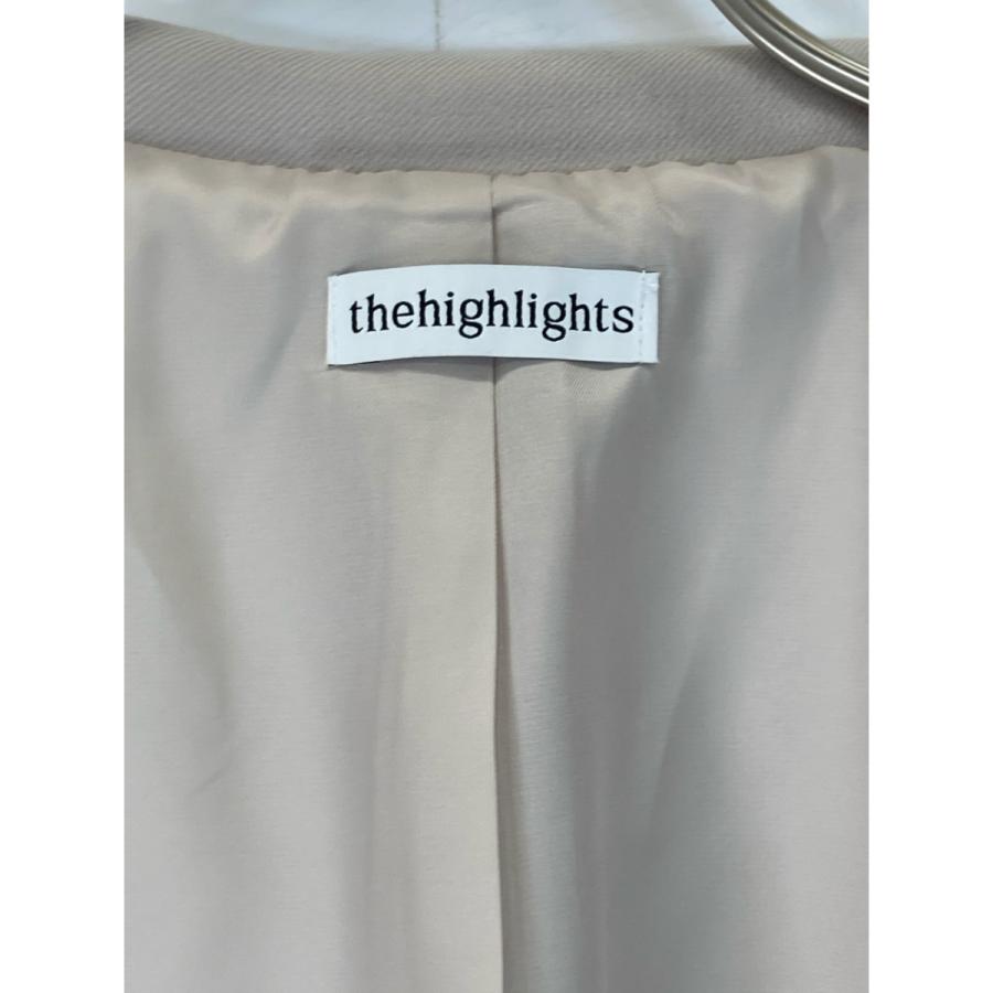 thehighlights ザハイライツ ホワイトベージュ オーバーサイズ