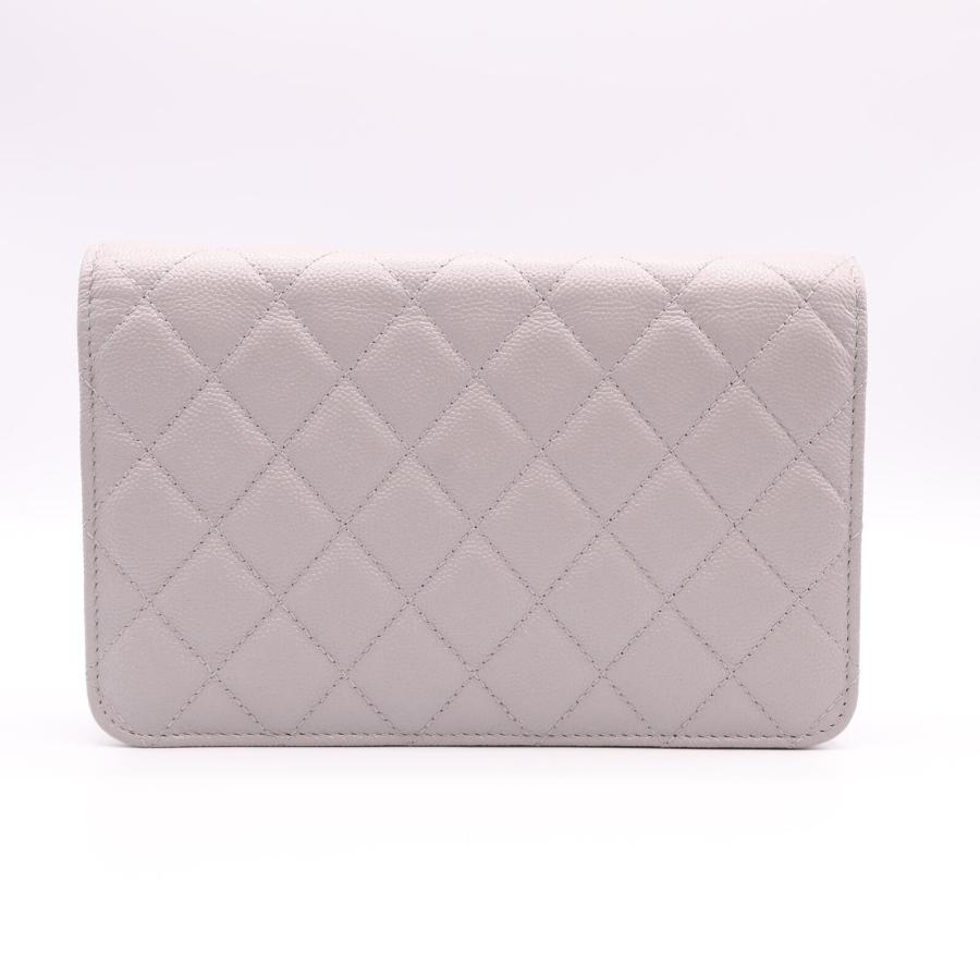 CHANEL 新品同様/ シャネル A80766 29番台 キャビアスキン ゴールド 