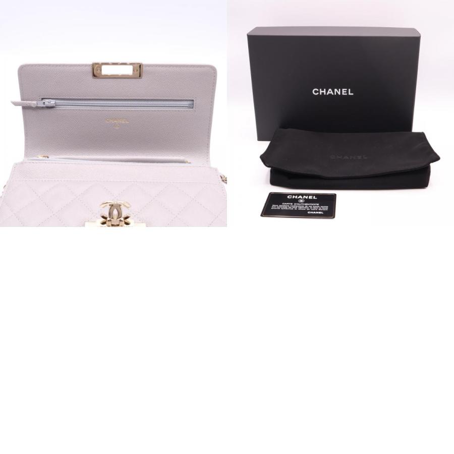 CHANEL 新品同様/ シャネル A80766 29番台 キャビアスキン ゴールド 