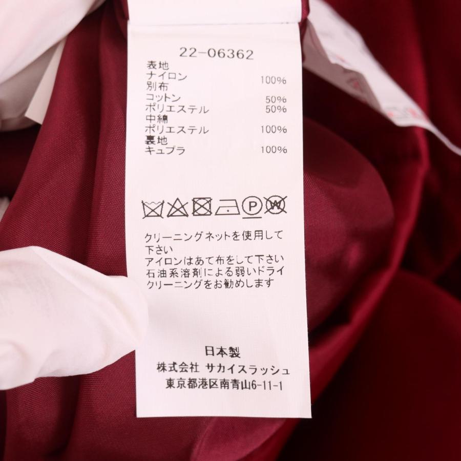 sacai（サカイ） 22AW 22-06362 レッド Nylon Twill Skirt レッド 2