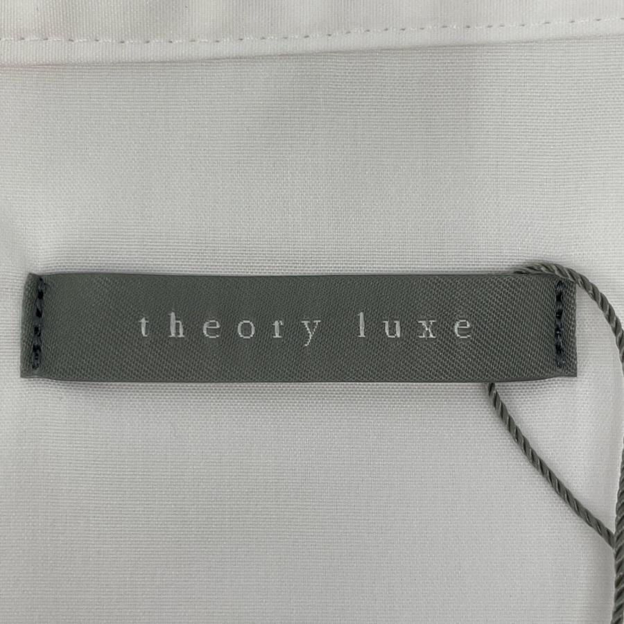 美品 theory luxe セオリーリュクス 24年製 レース切替 半袖ブラウス