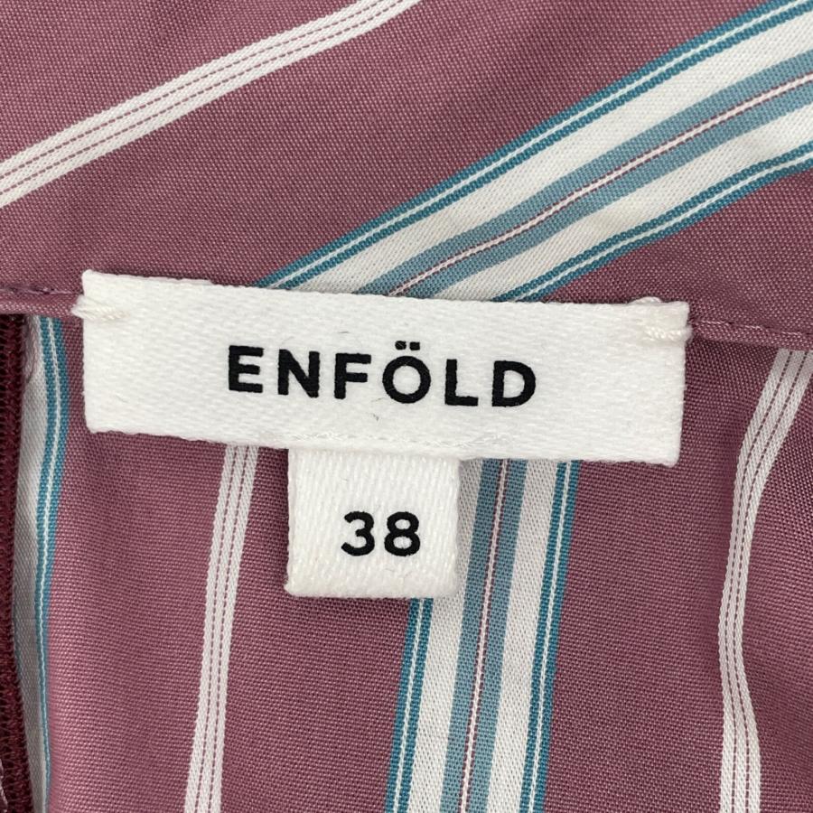 ENFOLD エンフォルド 22SS コットンナイロン ストライプ ENFOLD エンフォルド 22SS コットンナイロン ストライプ