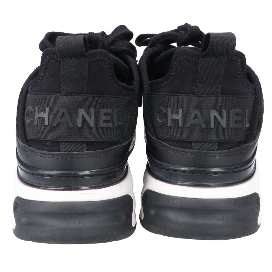 CHANEL 美品 シャネル G35617 CCココマーク レザー/ファブリック