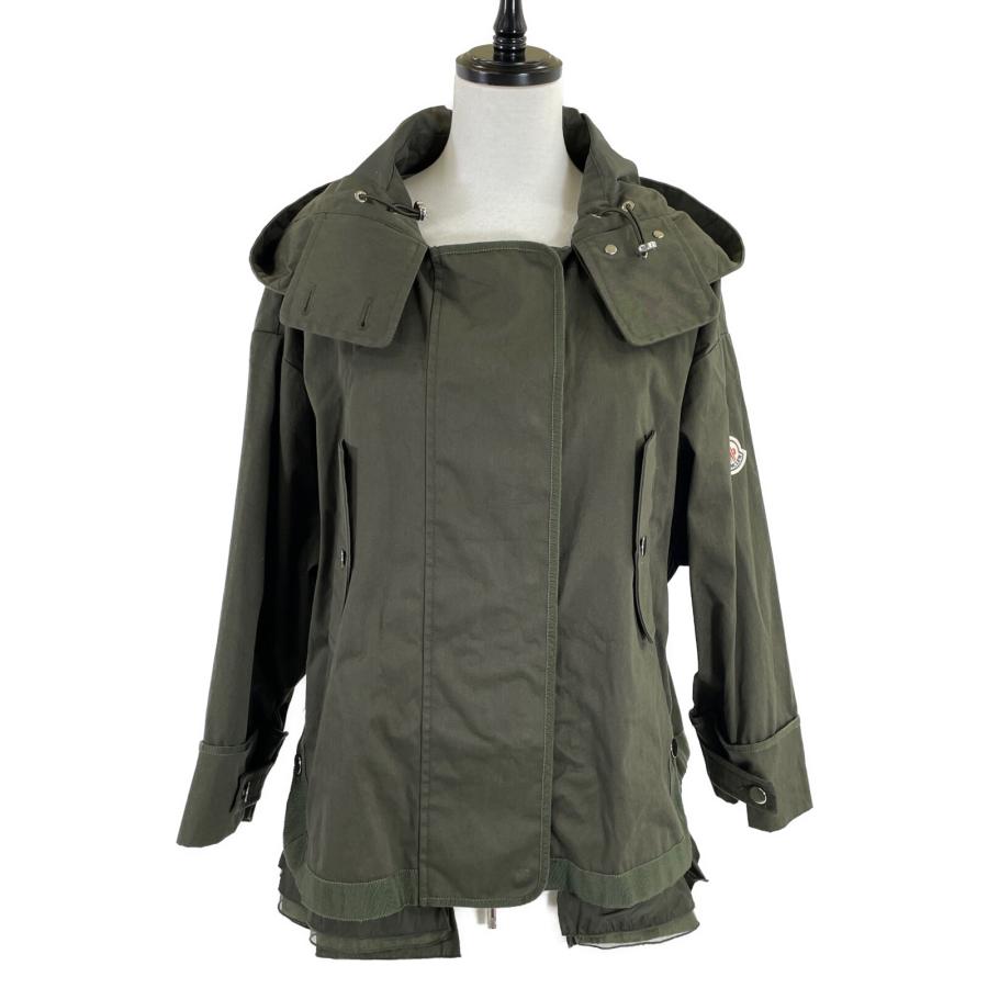 MONCLER 美品/国内正規 モンクレール GIVRE 裾フリル フーディ MONCLER 美品/国内正規 モンクレール GIVRE 裾フリル フーディ