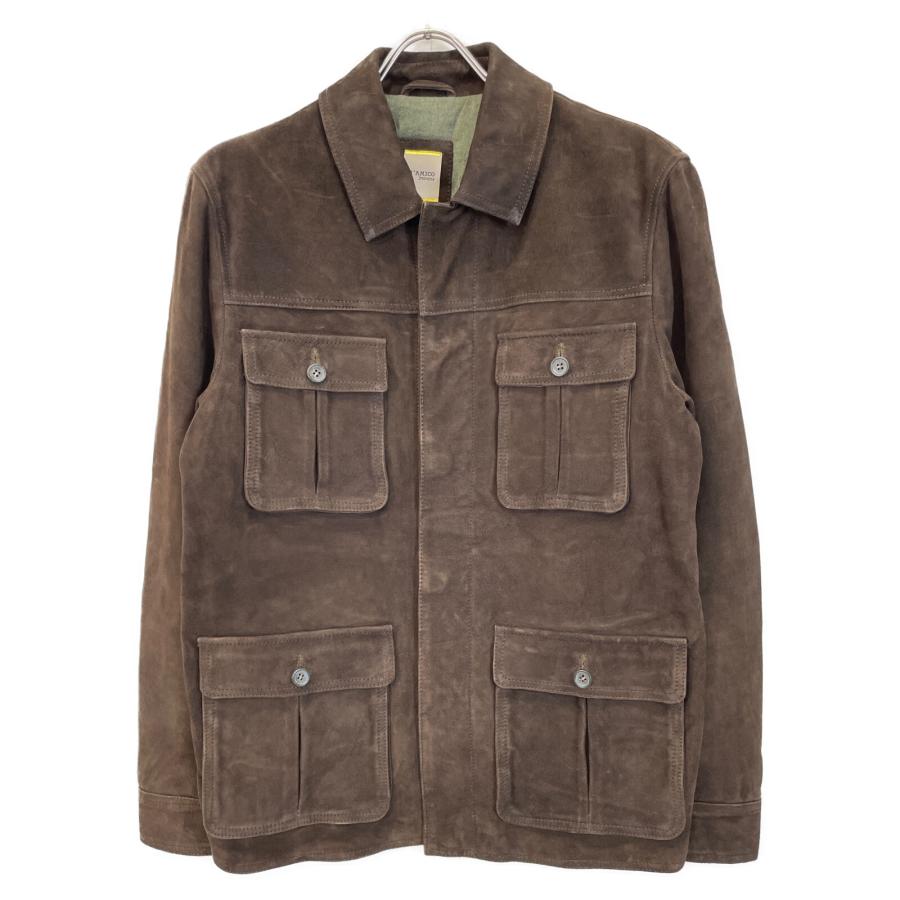 D'AMICO bologna ダミコボローニャ ブラウン スエードサファリ