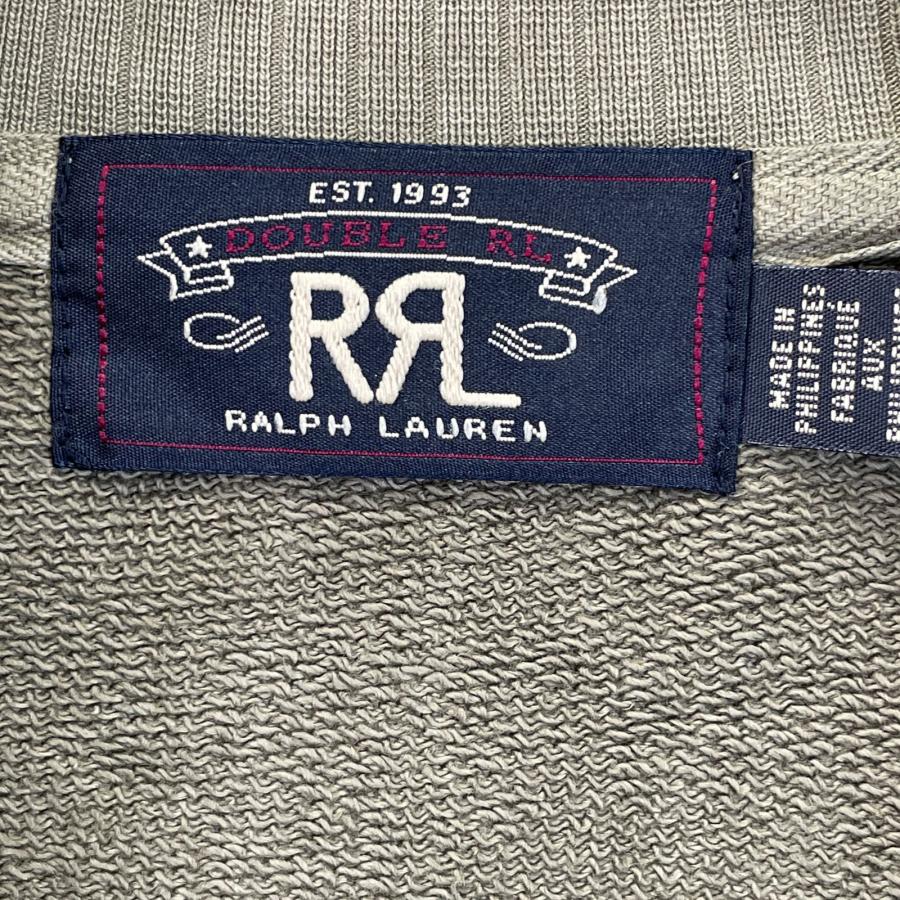 未使用 RRLダブルアールエル ハーフジップ　スウェット 【週末値引】 RRL ダブルアールエル ハーフジップ ハイネック スウェットプル