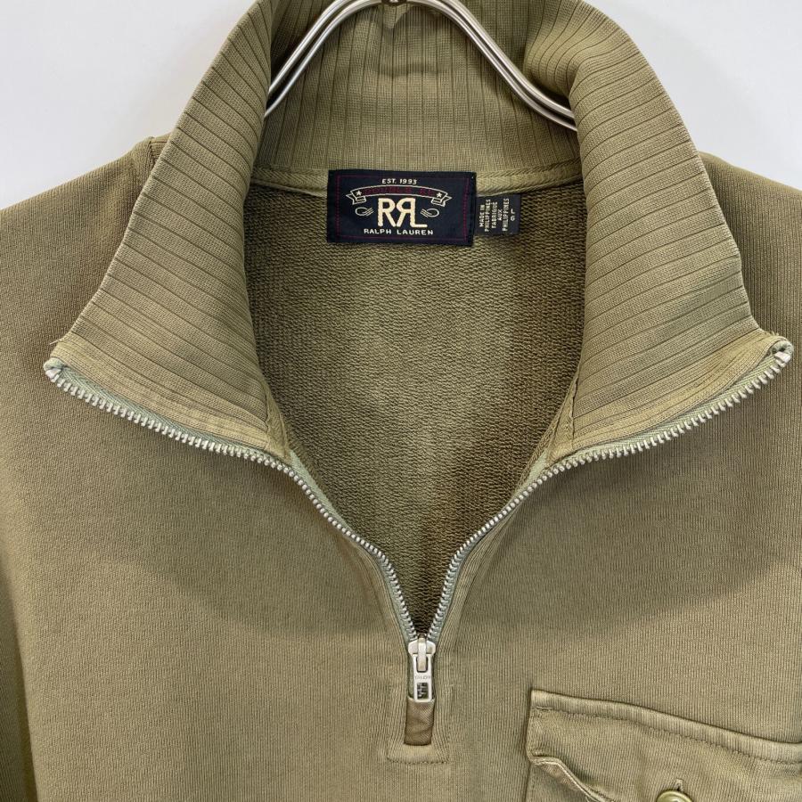 RRL ダブルアールエル ハーフジップ ハイネック スウェットプル