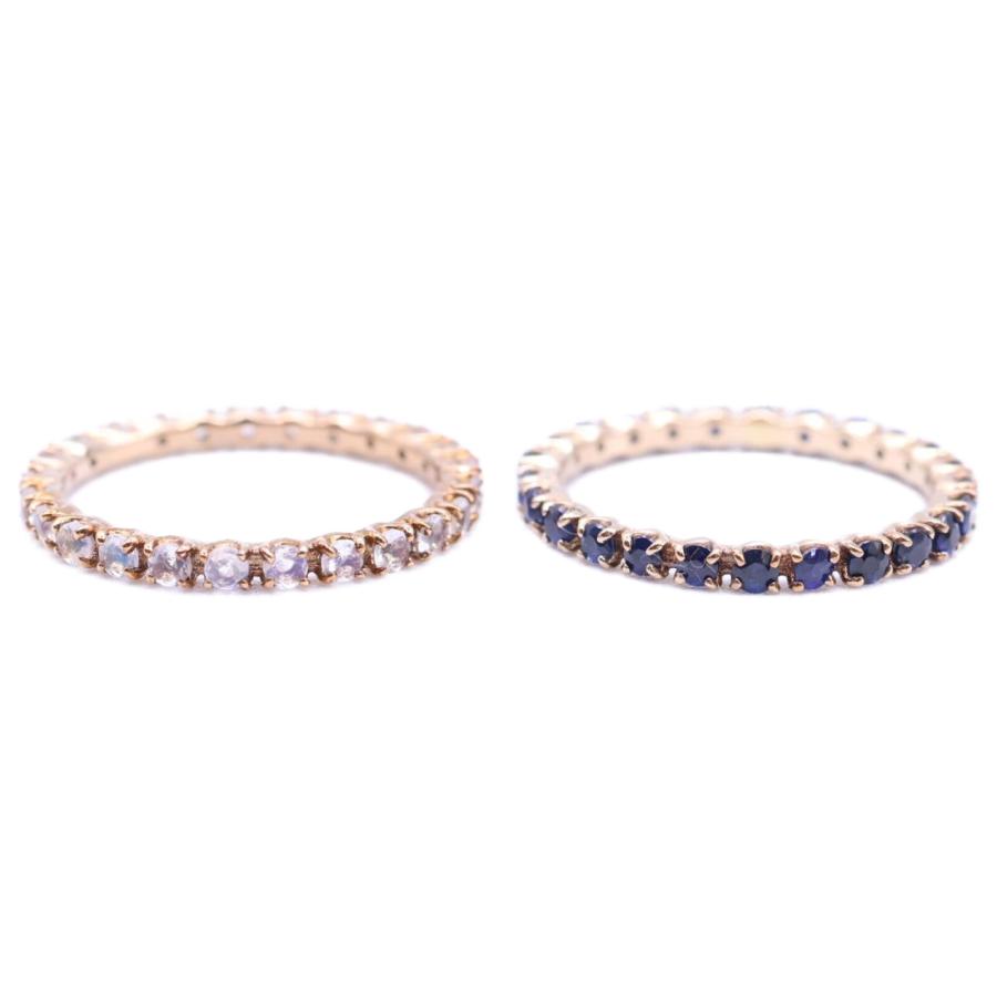 新品同様 QUELLECHANCE ケルシャンス K10 カラーストーン ピンキー