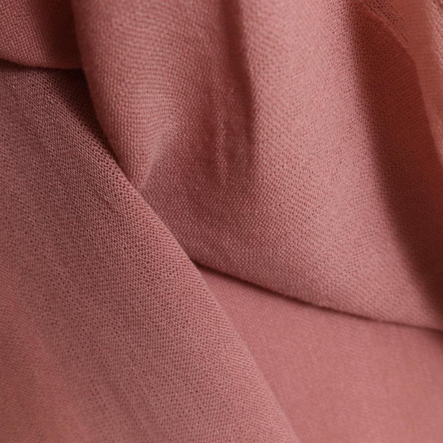 ANAYI（アナイ） 24SS ピンク コットン×ナイロン ネックシアーフレ