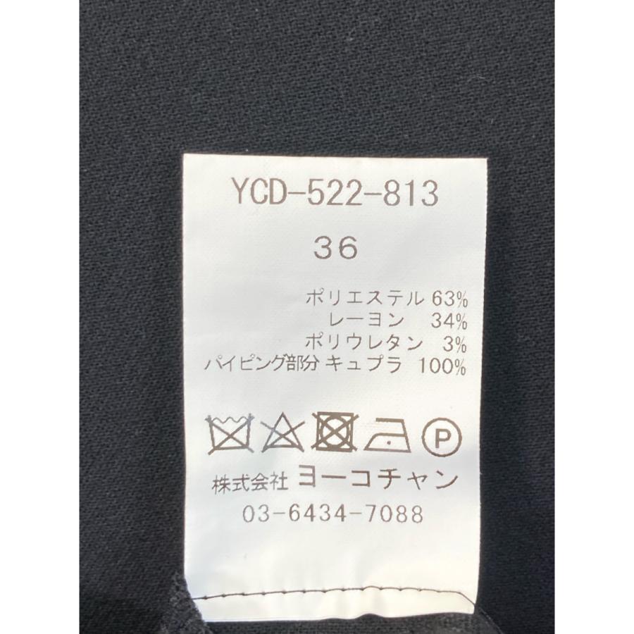 YOKO CHAN ヨーコチャン YCD-522-813 ブラック ティアードワンピース