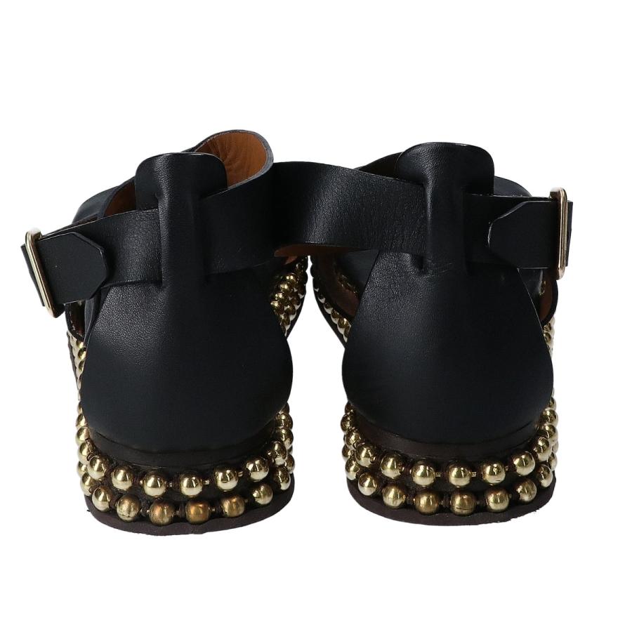 クロエ CH31005A ボールチェーンソール クロスストラップ サンダル 37