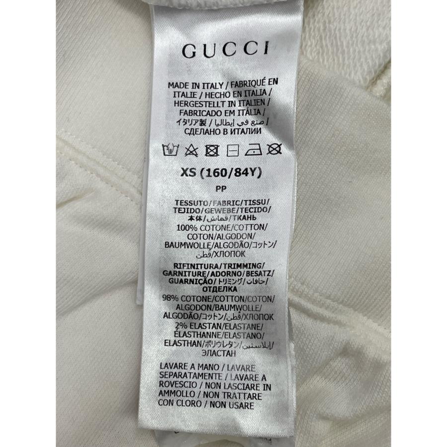 GUCCI グッチホワイト スター柄 プリント フーディー パーカー XS 美品 GUCCI グッチホワイト スター柄 プリント フーディー パーカー XS 美品