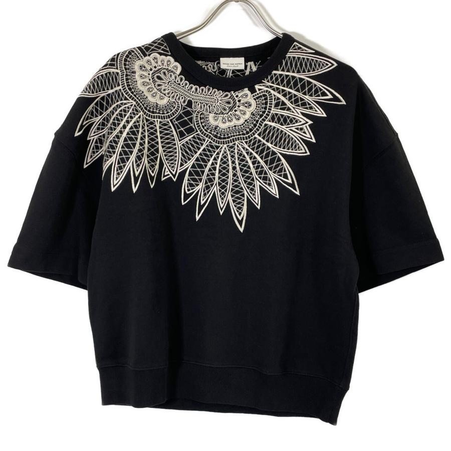 美品 DRIES VAN NOTEN ドリスヴァンノッテン 21SS ブラック 刺繍 美品 DRIES VAN NOTEN ドリスヴァンノッテン 21SS ブラック 刺繍